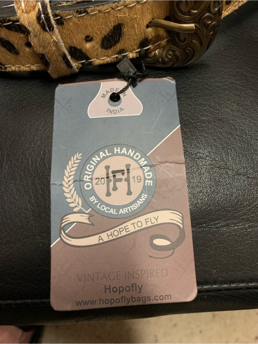 Hopofly genuine leather belt - Picture 2 of 5